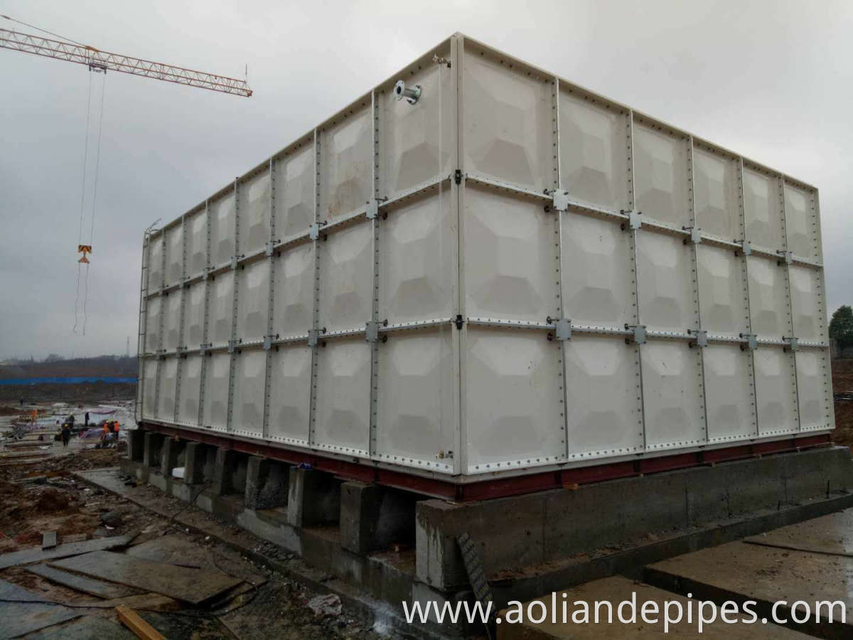 10000 liter 20000 liter 30m3 Fiberglass collapsible Water Tank Food grade water tank GRP modular water tank